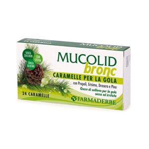 Farmaderbe Mucolid Bronc Balsamiche Caramelle per la Gola