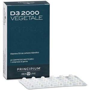 Biosline Principium d3 2000 u.i vegetale 60 compresse orosolubili