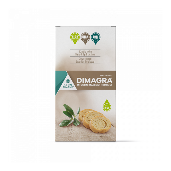 promopharma dimagra crostino classico proteico 200 grammi