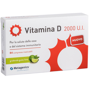 Metagenics Vitamina d 2000 ui 168 compresse masticabili