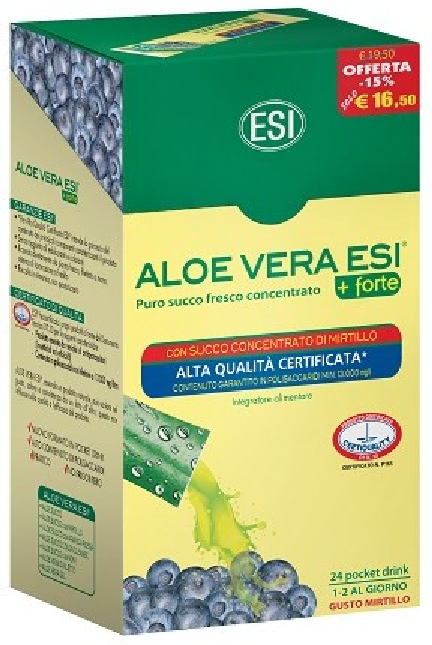 ESI Aloe vera pocket drink mirtillo