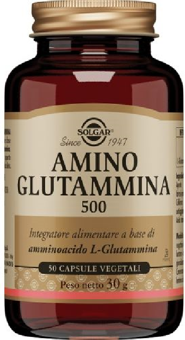 Solgar Amino glutammina 500 50 capsule