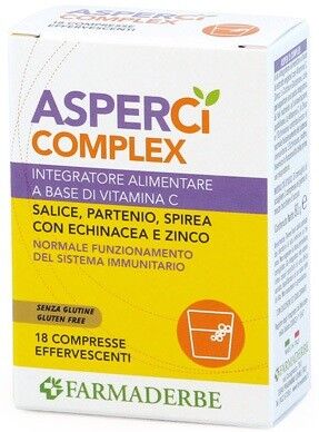 Farmaderbe Asper ci complex 18 compresse effervescenti