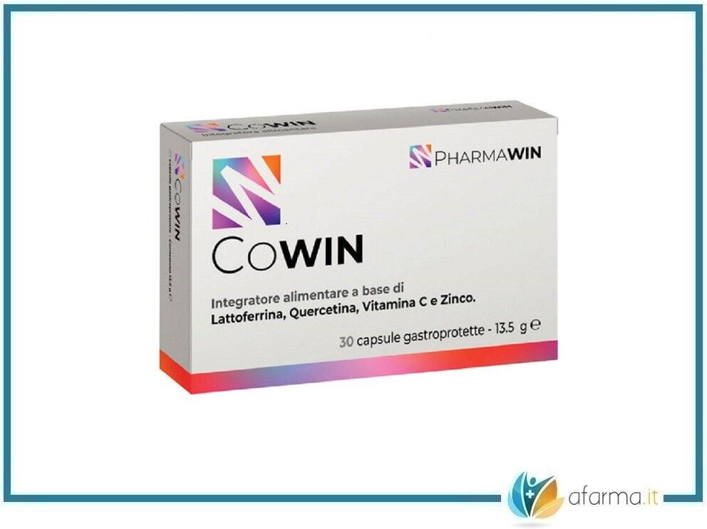 pharmawin Cowin lattoferrina e quercetina 30 capsule