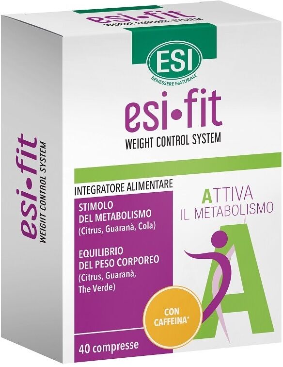 ESI fit attiva integratore con caffeina 40 compresse