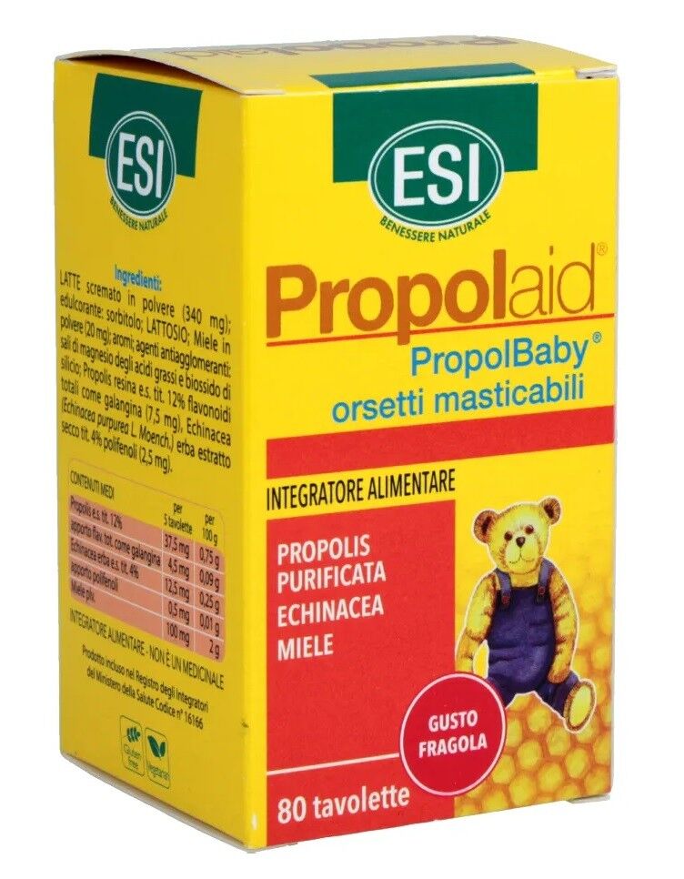 ESI propolaid propol baby 80 orsetti masticabili