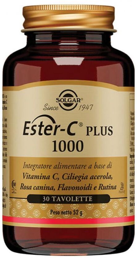 Solgar Ester C Plus 1000 mg di Vitamina C 30 tavolette