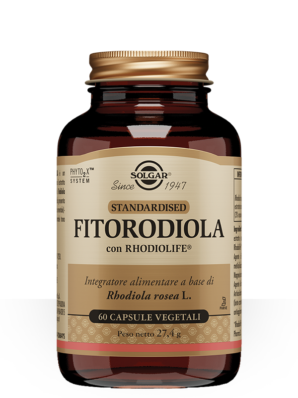 Solgar Fitorodiola Integratore Antistress 60 capsule