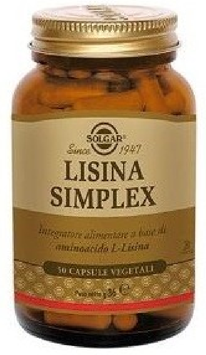 Solgar Lisina simplex 50 capsule