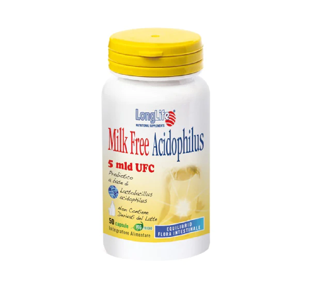 Longlife acidophilus milkfree 50 capsule