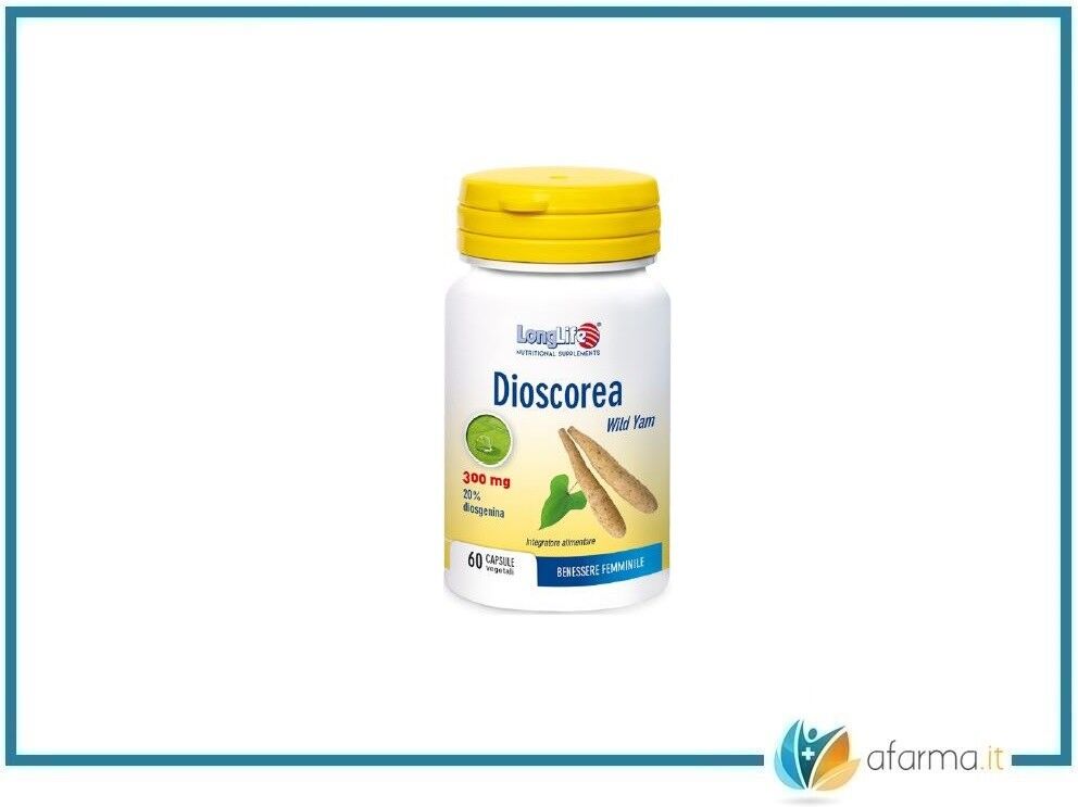 Longlife discorea 300mg 60 capsule