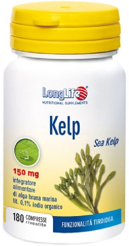 Longlife kelp alga bruna 180 compresse