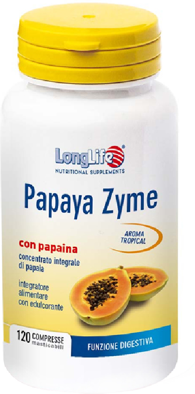 Longlife papaya zyme 120 tavolette