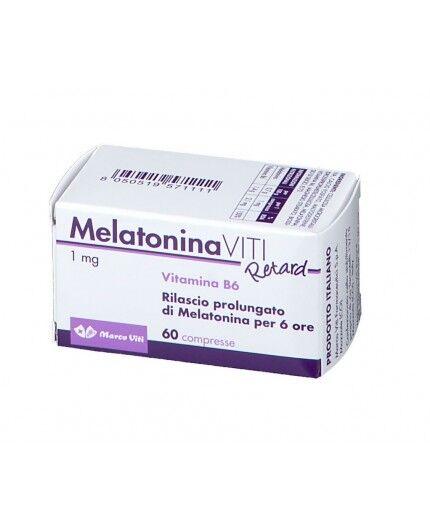Marco Viti Melatonina Retard 1 mg Disturbi del Sonno 60 compresse
