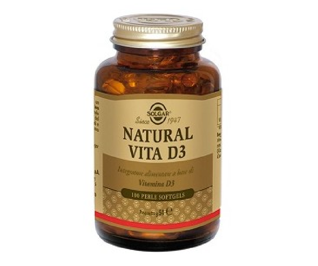 Solgar Natural vita d3 100 perle softgels