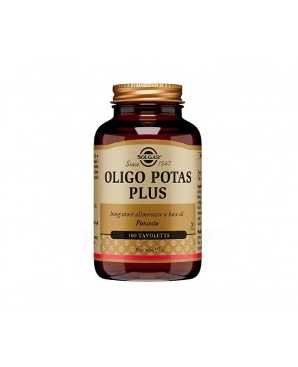 Solgar Oligo potassio plus 100 tavolette