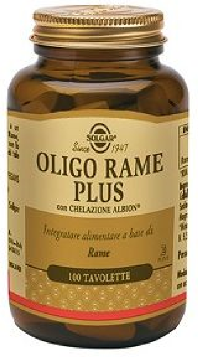 Solgar Oligo rame plus 100 tavolette