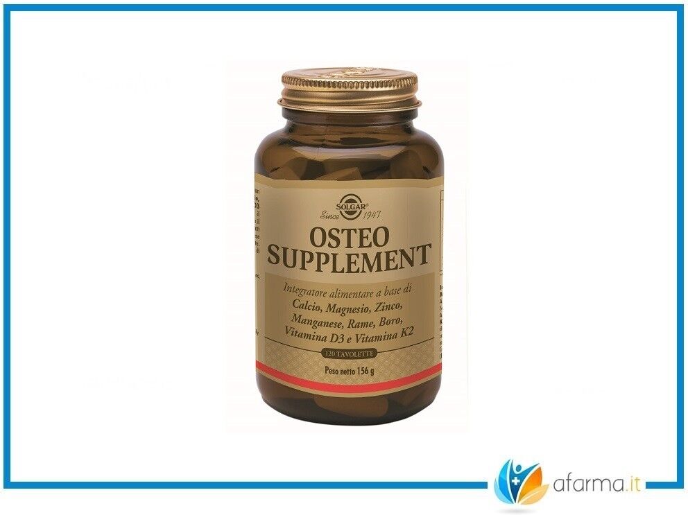 Solgar Osteo supplement 120 tavolette