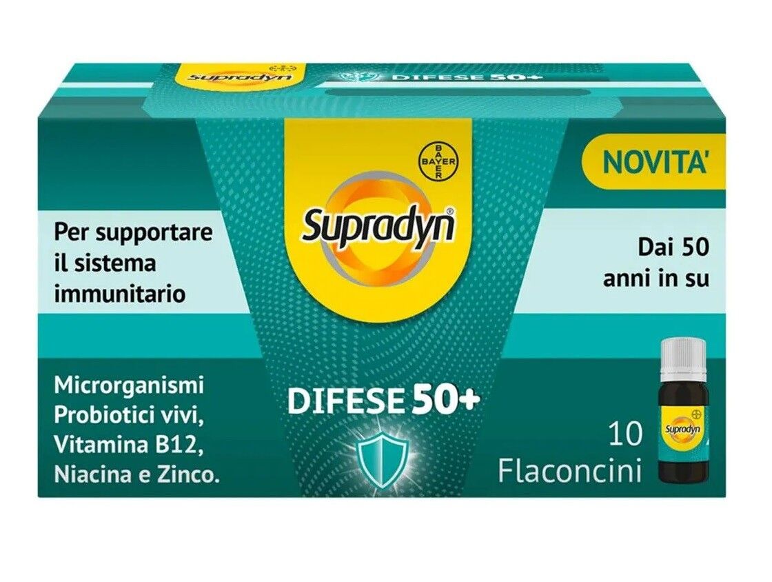 Bayer Supradyn difese 50+ 10 flaconcini 10ml
