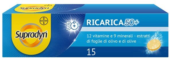 Bayer Supradyn ricarica 50+ 15 compresse effervescenti