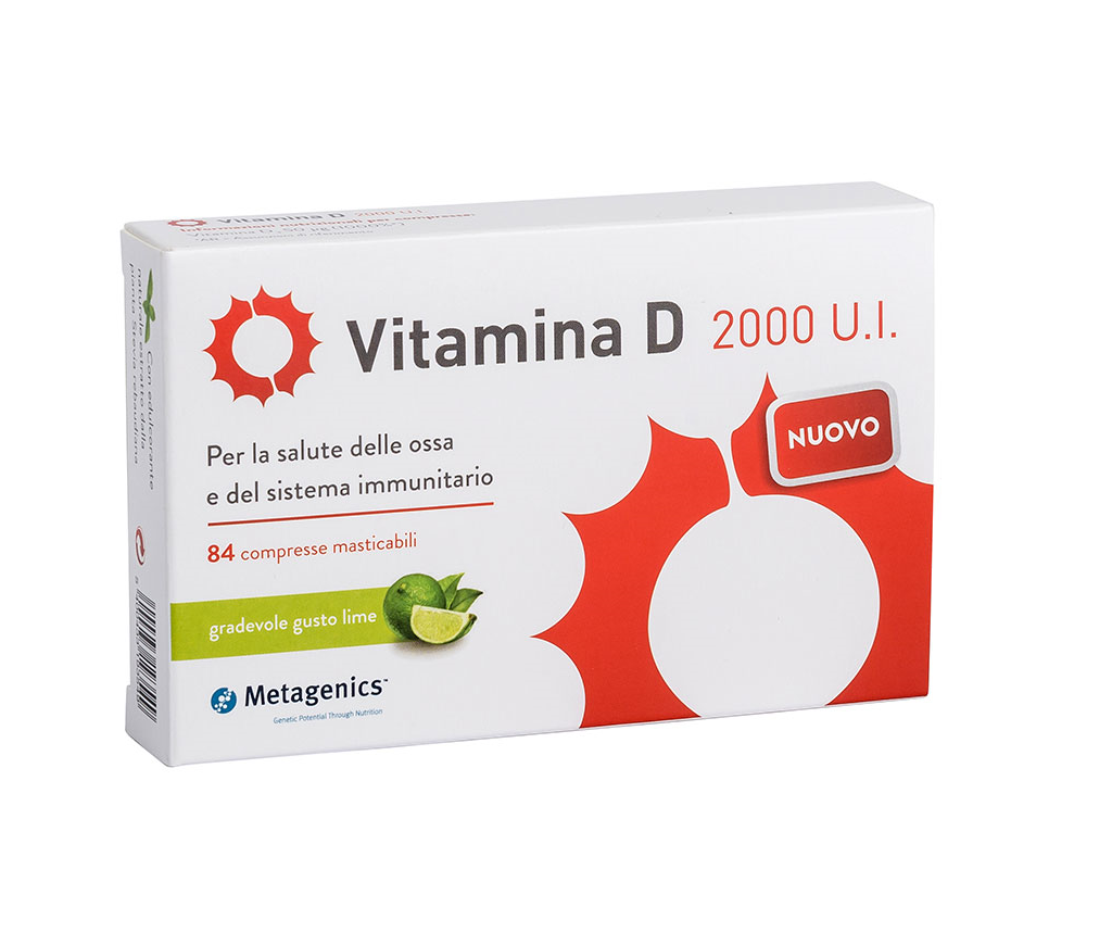 Metagenics Vitamina d 2000 ui 168 compresse masticabili