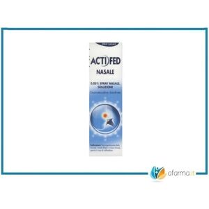 Johnson & Johnson Actifed nasale 0,050% spray nasale soluzione 15ml