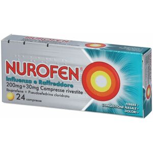 boots_healthcare Nurofen influenza e raffreddore 200mg/30mg 12 compresse