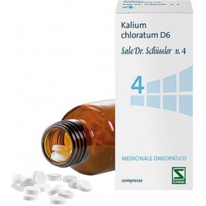 Schwabe Sale di Schussler N.4 Kalium Chloratum D6 Flacone 200 compresse