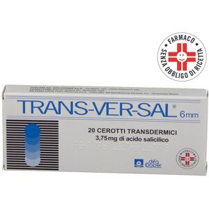 Difa Cooper Transversal 20 Cerotti Verruche 3,75mg/6mm