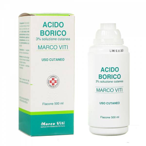 marco viti acido borico soluzione al 3% 500ml