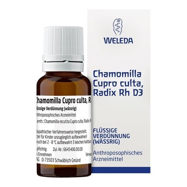 weleda chamomilla cupr*3dh 20ml soluzione orale
