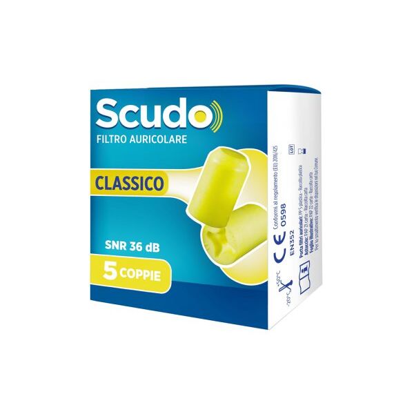 dermovitamina scudo filtro auricolare tappi orecchi classico 5 paia