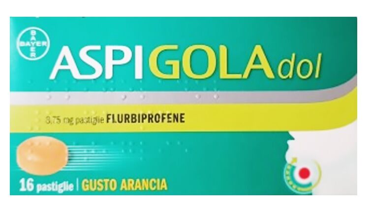 Bayer AspiGola Dol*16 Pastiglie Arancia 8,75mg