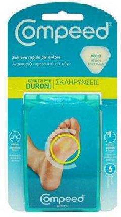 Johnson & Johnson Compeed duroni medio 6 pezzi