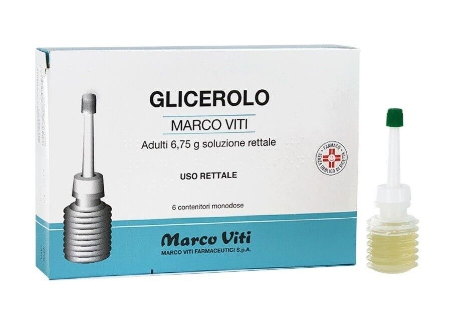Marco Viti Glicerolo microclismi rettali*6 contenitori 6,75g