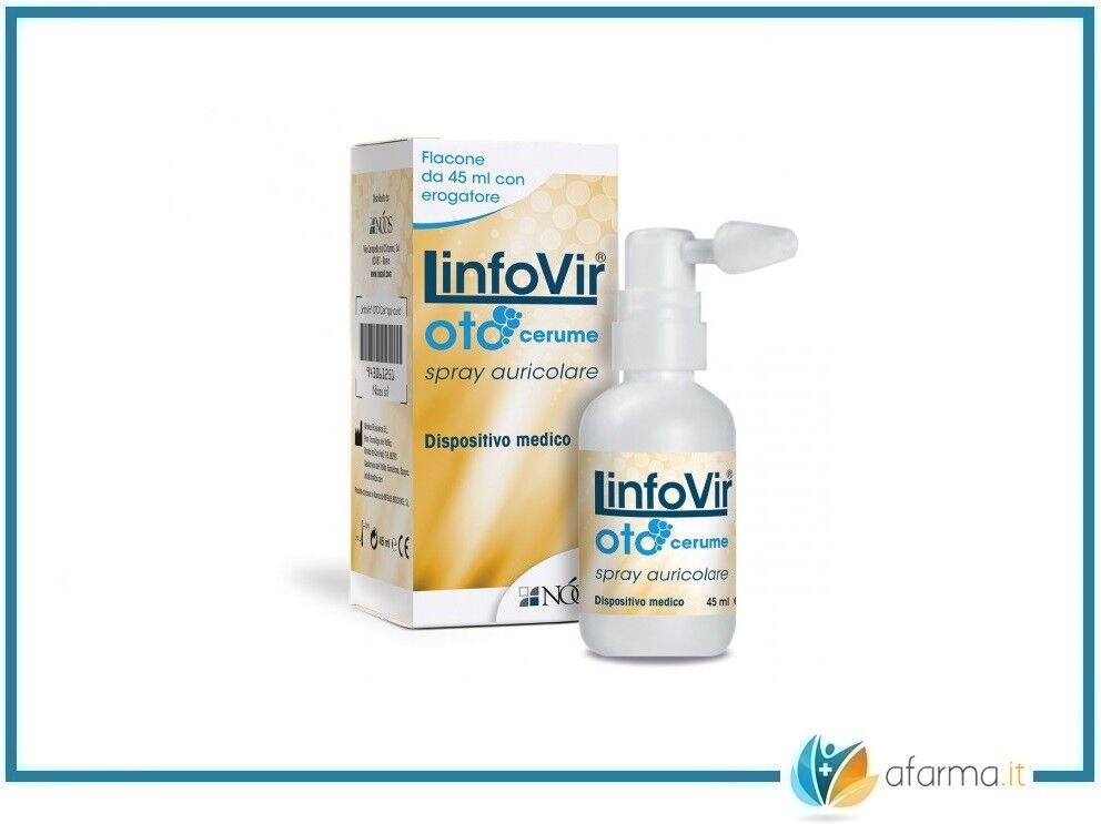 mitelos_bioscience Linfovir oto cerume spray auricolare 45ml