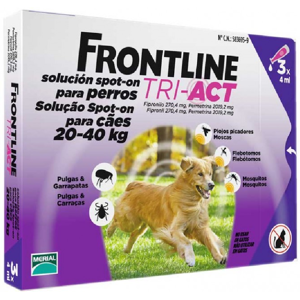 Merial Frontline tri act 3 pipette 4ml