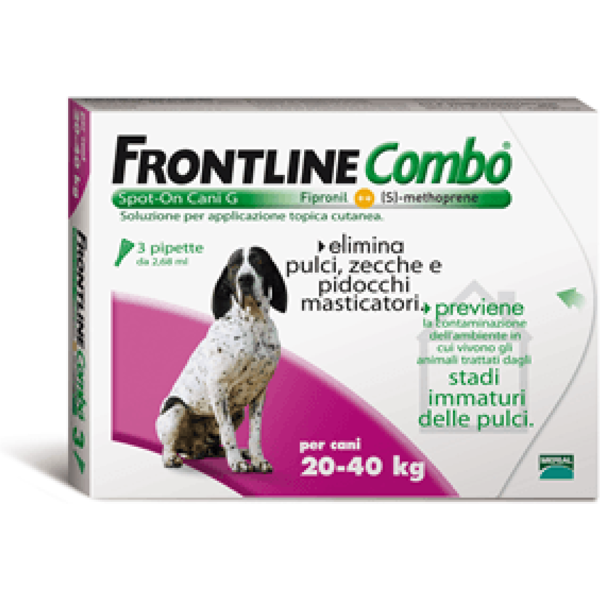 merial frontline combo spot on cani 3 pipette 2,68ml