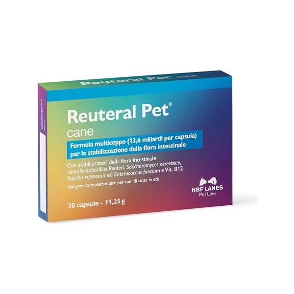 n.b.f. lanes reuteral pet cane flora intestinale 30 capsule