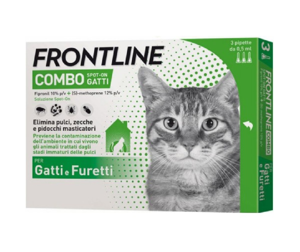 Merial Frontline combo spoton gatti 3 pipette