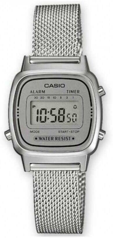 Orologio digitale Casio vintage collection in maglia milano la670wem-7ef