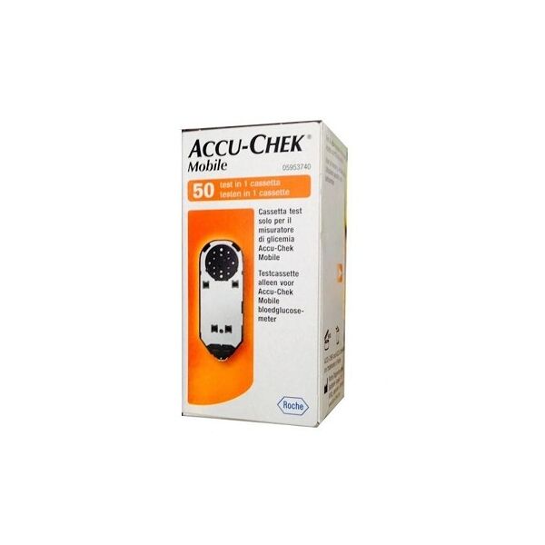roche diagn d.care strisce misurazione glicemia accu-chek mobile 50 test mic 2