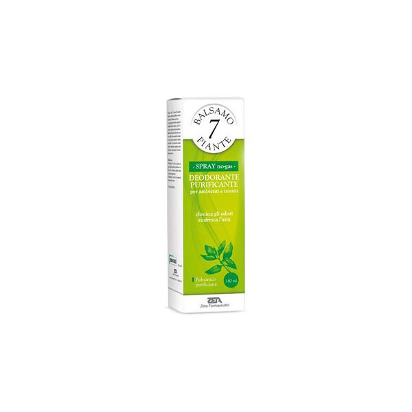 zeta balsamo delle 7 piante balsamico deodorante purificante per ambienti e tessuti pompa spray + astuccio 180 ml