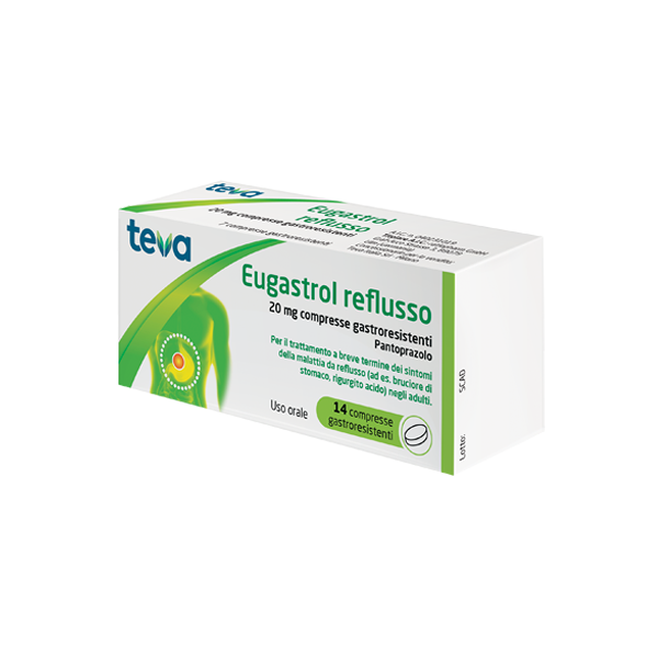 eugastrol reflusso 20 mg compresse gastroresistenti