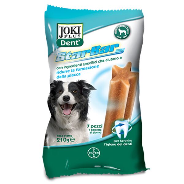 joki plus dent starbar sacchetto 210 g per cani di taglia media da 12 a 25 kg