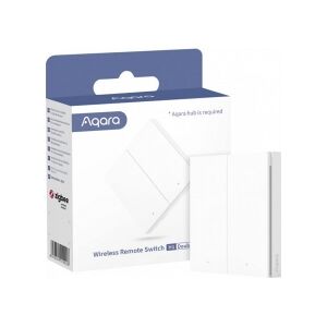 AQARA H1 Wireless Switch Interruttore a Parete Doppio WRS-R02 - Bianco