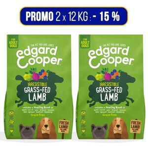 Edgard & Cooper PROMO 2x12Kg Edgard & Cooper Agnello per Cani Adulti