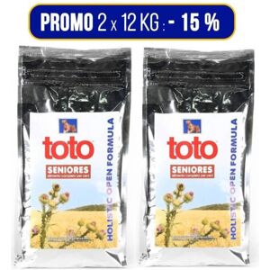 Toto PROMO 2x12Kg Holistic Open Formula Seniores per Cani