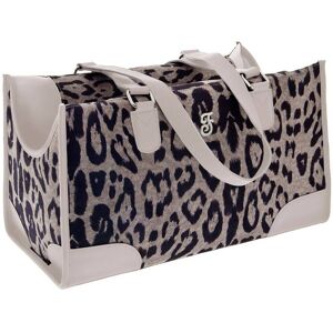 Ferribiella Borsa Trasportino Mokka 43X18X25cm Leopardato