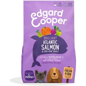 Edgard & Cooper 7Kg Edgard & Cooper Salmone Fresco dell'Atlantico e Tacchino per Cuccioli Puppy